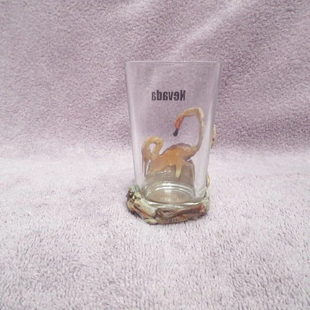 Giant 3D Scorpion Shot Glass Heavy Base Bar Shooter Nevada Western Desert NEW